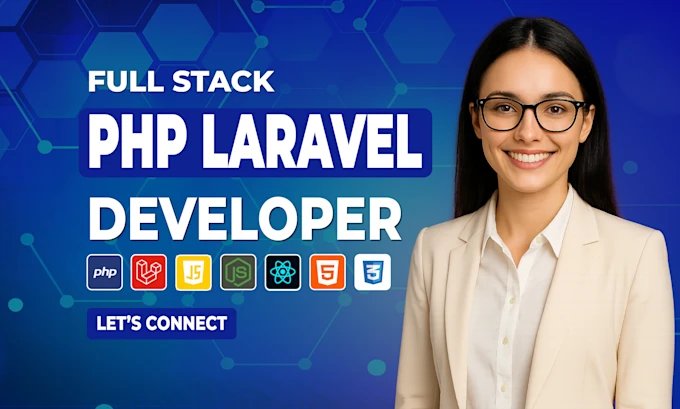 I will build secure and fast full stack web app with PHP laravel